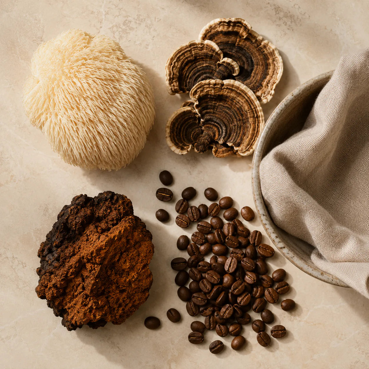 ERO Instant Mushroom Coffee: Lion’s Mane, Chaga & Turkey Tail